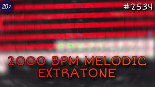 [ADOFAI Clear #72] Kurokotei - 2000BPM MELODIC EXTRATONE [Map by 야채 \u0026 Purple ball]