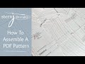 How To Assemble PDF Pattern