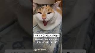 おててないないのうた(途中から『おててあるある』だけど笑) (三毛猫ミイ)