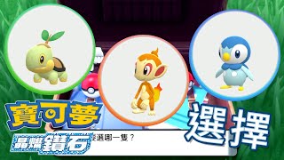 【寶可夢 晶燦鑽石／明亮珍珠】神奧御三家選擇 ! #01【銀雨】Pokémon Brilliant Diamond \u0026 Shining Pearl