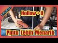 Membuat Pintu Lemari Dari Hollow + List U silver