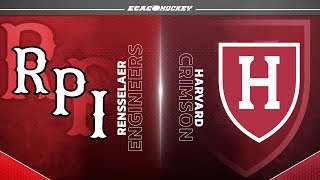 RPI at Harvard | NCAA Men's Ice Hockey | Highlights - February 22, 2025 | #ECACHockey