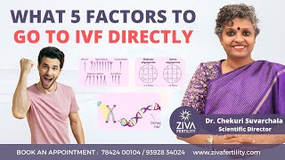 5 Indications of IVF || Male Infertility || Right Time For IVF || Dr Chekuri Suvarchala