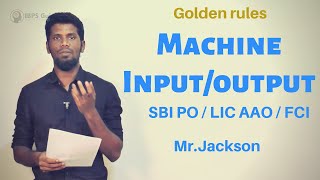 4 Golden rules to solve Machine input output | SBI PO 2019 | Mr.Jackson