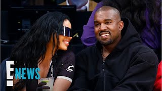 Kanye West & Chaney Jones Get COZY at Lakers Game | E! News