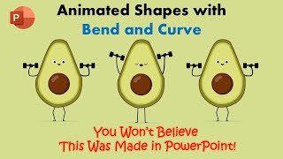 Bend and Curve Shapes in PowerPoint with Freeform Shape Tool + Morph Transition - Lesson 33