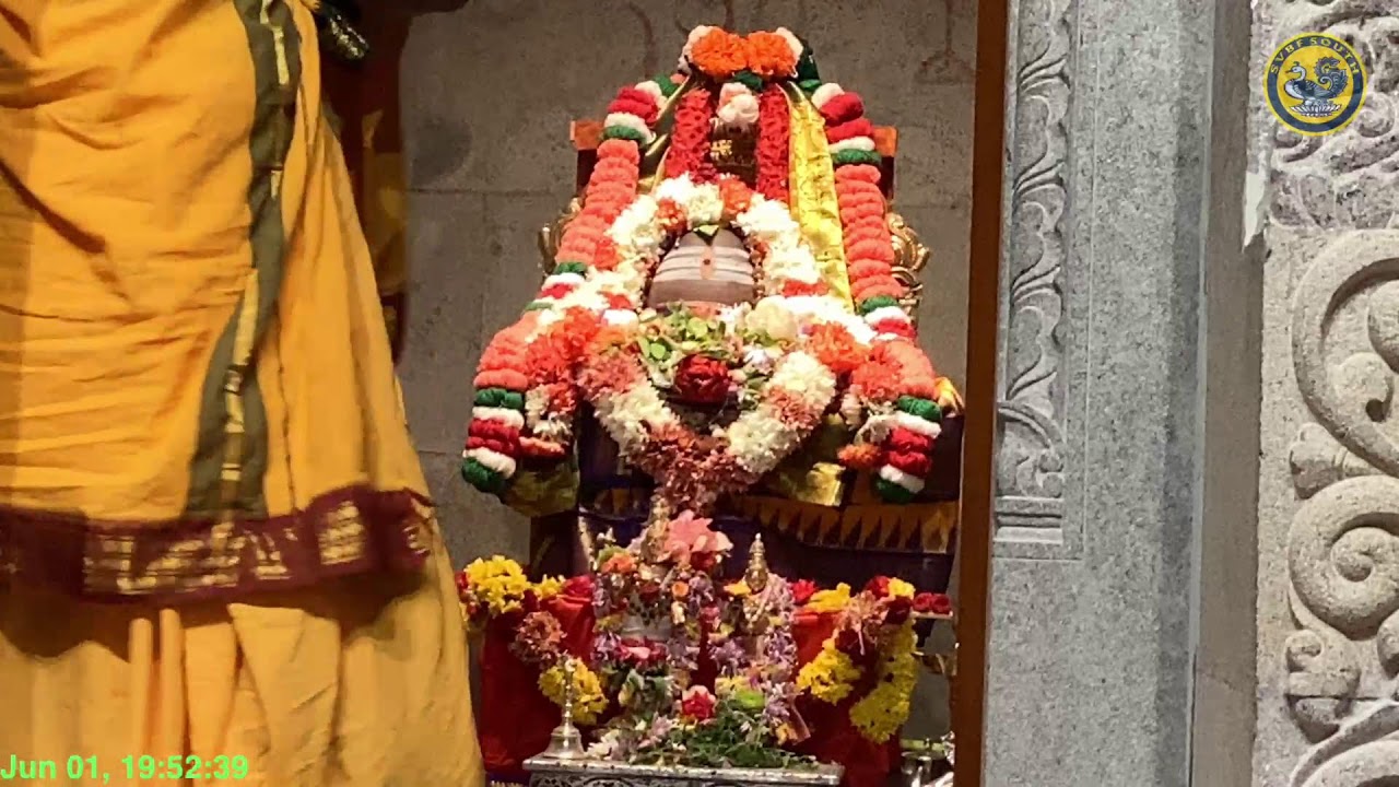 Live Poojas At SVBF SOUTH, Sri Sharadamba Temple - YouTube