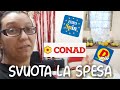 🛒 SVUOTA la SPESA XXL🛒DPIÚ, EUROSPIN e CONAD🛒VARI GIORNI e VARI SUPERMERCATI🛒