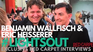 Benjamin Wallfisch & Eric Heisserer interviewed at the "Lights Out" Premiere #‎LightsOut