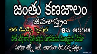 జంతు కణజాలం || Janthu kanajalam | Class 9 Biology Telugu Medium | For all competitive exams || TET