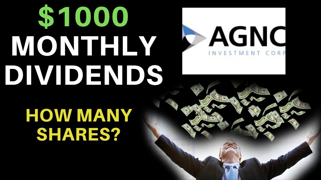 How Many Shares Of Stock To Make $1000 A Month? | AGNC Investment Corp ...