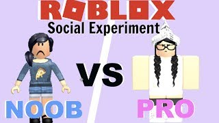 Noob Vs Pro Social Experiment Roblox - videos matching noob vs proroblox social experiment revolvy