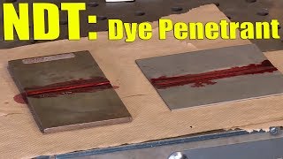 🔥 NDT Dye Penetrant Demo