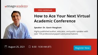 Webinar: How to Ace Your Next Virtual Academic Conference