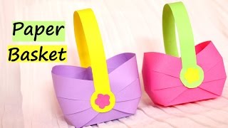 How to make a Paper Basket for Easter | Easy Paper Crafts