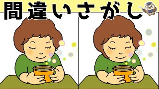 【間違い探しゲーム】おすすめ！老化予防に最適な脳トレ動画【頭の体操】