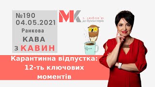 Карантинна відпустка: 12-ть ключових моментів у випуску №190 Ранкової Кави з Кавин