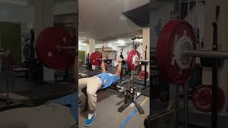 183kg/402lb Bench Press at 97kg/213lb Bodyweight