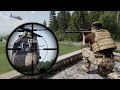 Russia's most important helicopter was attacked by a Ukrainian sniper. - ARMA 3