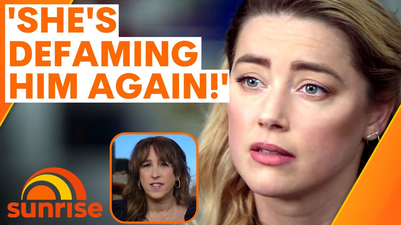 Amber Heard accused of 'defaming' Johnny Depp AGAIN by Cooper Lawrence | Sunrise