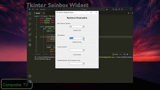 Tkinter 14: Spinbox