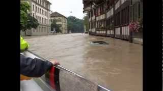 2005 Landunter Hochwasser Aare