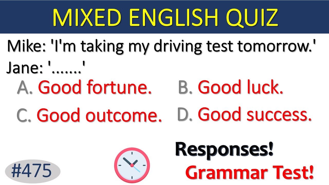 Mixed Grammar Question And Answers | Prepositions In ENGLISH | English ...