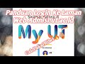 Cara Terbaru Login Ke Laman My UT/Admisi sia UT Beserta Reset Password ecampus