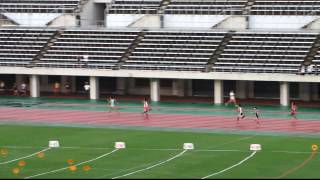 20120818_兵庫県高校ユース陸上_男子4×100m準決勝1組