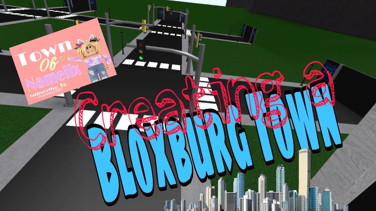 Creating A Town In Bloxburg Part 1 | Road Layout | Bloxburg Roblox ...