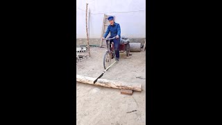 Rural Homemade Wood Cutting Machine#Funny#Funnyvideo