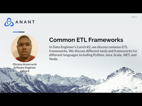 Data Engineer S Lunch 2 Common Etl Frameworks Quadexcel