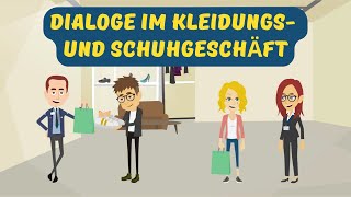 German for everyday life: dialogues in the clothing and shoe store