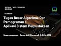 TUGAS BESAR ALGORITMA DAN PEMOGRAMAN 1, PEMBUATAN APLIKASI E-PERPUSTAKAAN