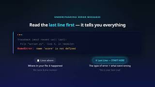 Python Errors and Exception Handling | Python Zero to Hero