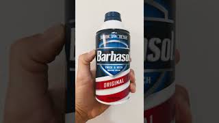 Barbasol shaving cream review.                              #reviews #shaving #shavingcream