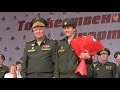 Церемония приведения к Военной присяге новобранцев спортивных рот ЦСКА май 2019