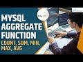 MySQL Aggregate Functions: SUM, MIN, MAX & AVG - Complete Tutorial