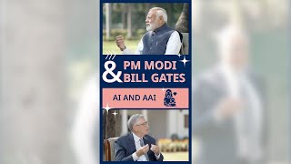 Not only 'Aai', kids are saying 'AI'... Bill Gates and PM Modi talk tech!