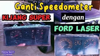 Ganti Speedometer Kijang Super dengan Ford Laser