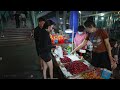 yantai xingfu night market shandong china