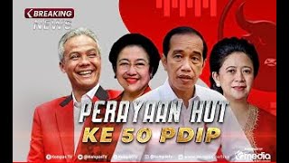 BREAKING NEWS - Peringatan HUT ke-50 PDI Perjuangan, Megawati Soekarnoputri Beri Kejutan