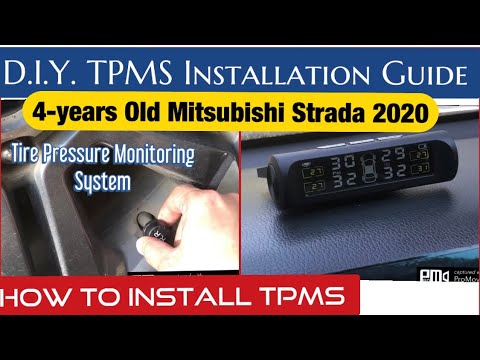 How to Install TPMS Tire Pressure Monitoring System by DIY