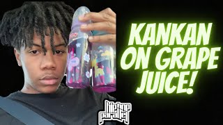 Kankan's first time drinking lean!