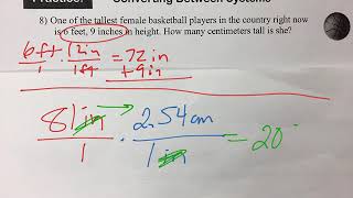 Practice: Converting between Systems (13)