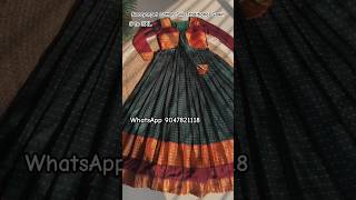 Narayanpet Cotton Silk Traditional Gown #dress #narayanpet #gown #diwali #traditional #festival