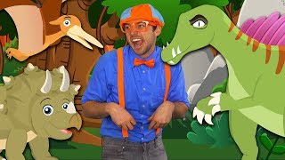 Blippi - Dinosaur Song! | +More Baby Songs & Nursery Rhymes | Educational Videos for Toddlers