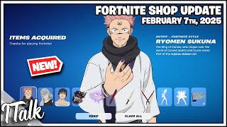 New Jujutsu Kaisen Wave 2 Fortnite Item Shop February 7th 2025 Fortnite