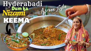 Hyderabadi Nizami Dum Ka Keema Recipe 🍲 | Afreen Style | 100% Delicious {AFREEN DASTARKHWAN} 2024