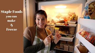 Pantry Staple Foods to Make and Freeze | Cheaper and Healthier